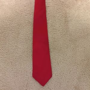 Red Silk tie